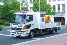 倉敷市　排水ポンプ車