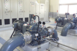 岡山県南部水道企業団　上水増圧ポンプ設備